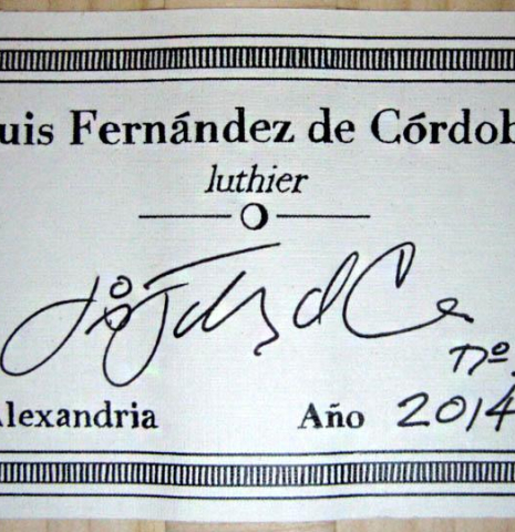 2014 Luis Fernandez de Cordoba SP/CY
