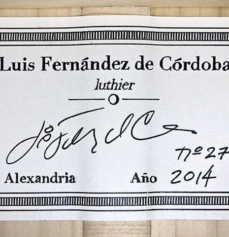 2014 Luis Fernandez de Cordoba SP/CY