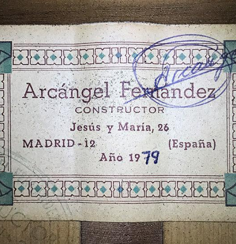 1979 Arcangel Fernandez SP/CY