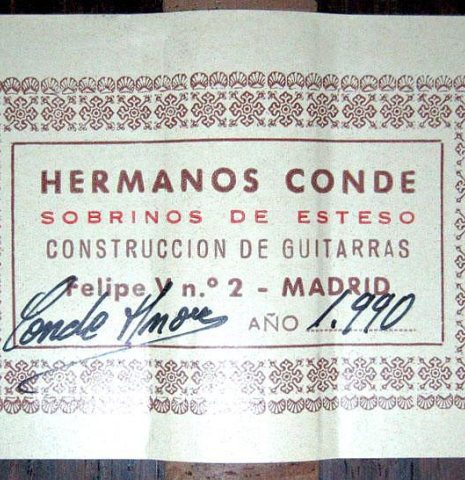 1990 Conde Hermanos SP/CSAR