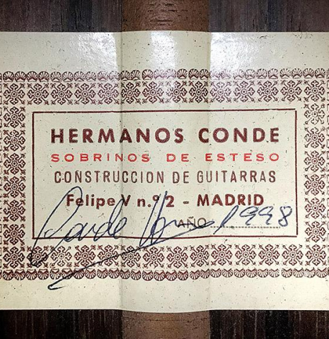 1998 Conde Hermanos "AF 25/R" SP/CSAR