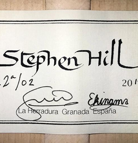 2018 Stephen Hill "2a Blanca" SP/CY