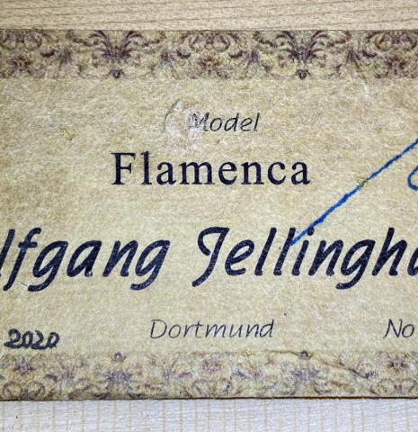 2020 Wolfgang Jellinghaus &quot;Flamenca Blanca&quot; SP/CY
