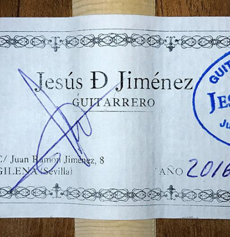2016 Jesus de Jimenez "Especial" SP/BR