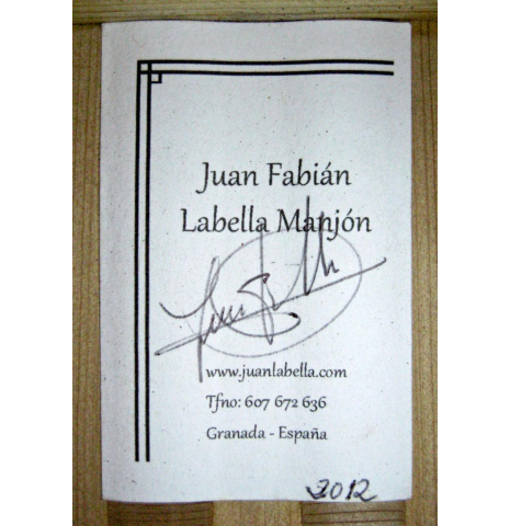 2012 Juan Fabian Manjon SP/CY