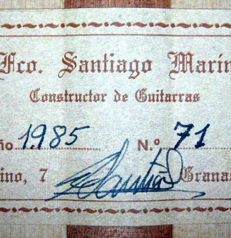 1985 Paco Santiago Marin SP/CY