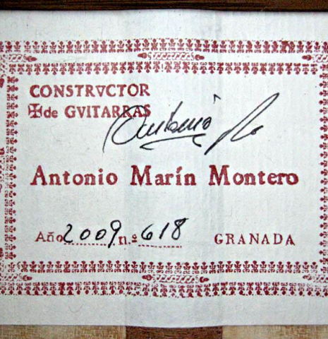 2009 Antonio Marin Montero SP/SW