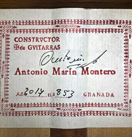 2017 Antonio Marin Montero SP/CY