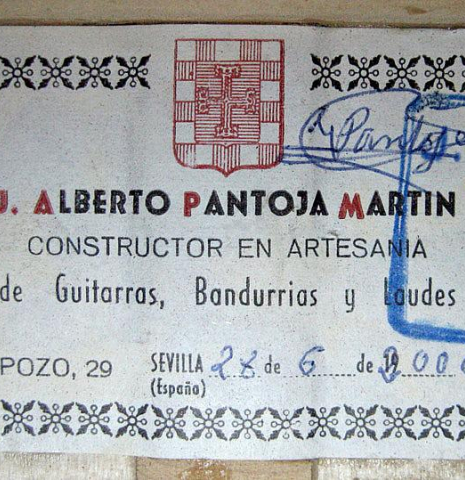 2006 Jose Alberto Pantoja Martin SP/MP