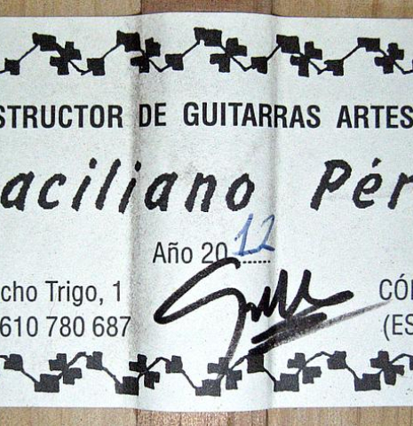 2012 Graciliano Perez SP/CY