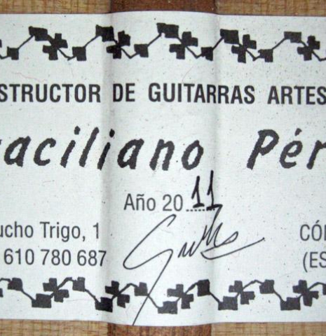 2011 Graciliano Perez SP/CY