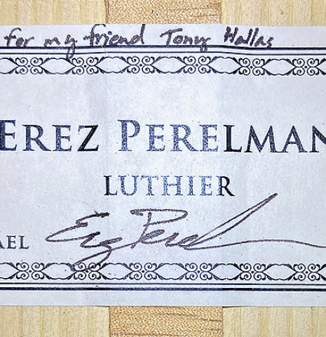 2019 Erez Perelman &quot;640 w/pegs&quot; SP/CY