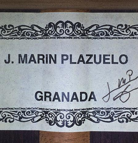 2015 Jose Marin Plazuelo "Negra" w/pegs SP/IN