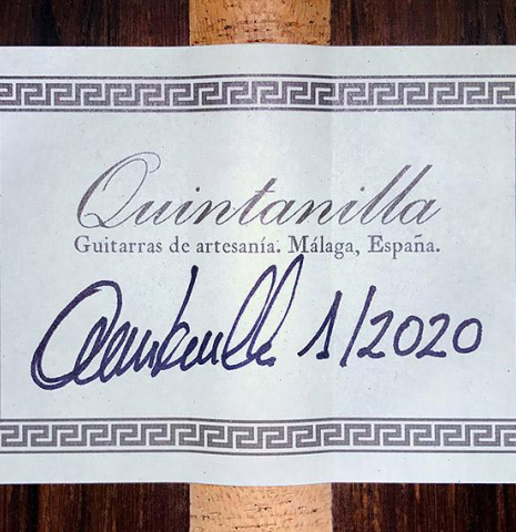 2020 Victor Quintanilla "Negra" SP/CSAR