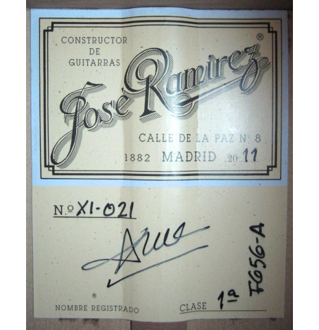 2011 Jose Ramirez "1aF 656-A" SP/CY