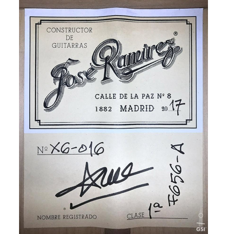 2017 Jose Ramirez "1aF 656-A" SP/CY