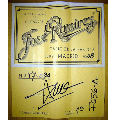 2008 Jose Ramirez "1aF" SP/CY