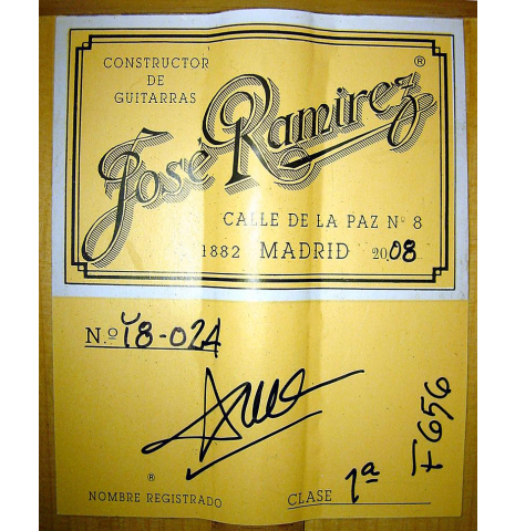 2008 Jose Ramirez "1aF" CD/CY