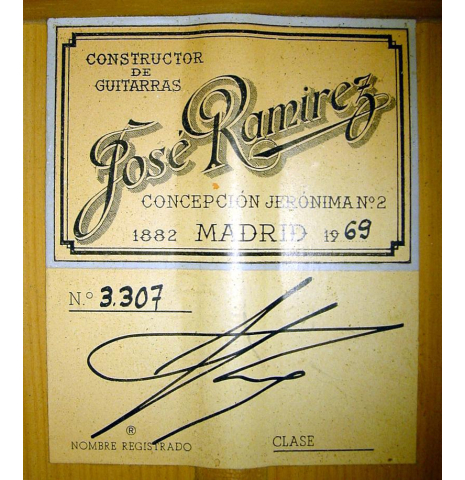 1969 Jose Ramirez "1aF" CD/CY