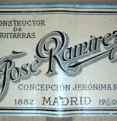 1960 Jose Ramirez "1aF" SP/CY