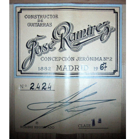 1967 Jose Ramirez "1aF MC" CD/CY