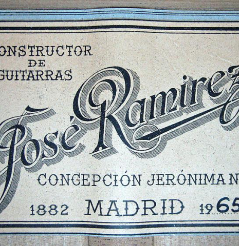 1965 Jose Ramirez "1aF" CD/CY