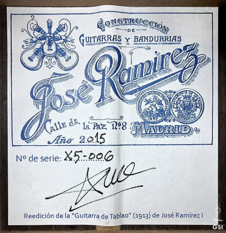 2015 Jose Ramirez "Tablao" SP/IN