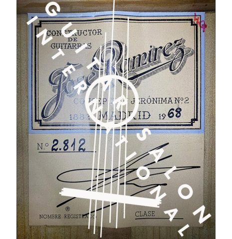 1968 Jose Ramirez "1aF" w/pegs CD/CY