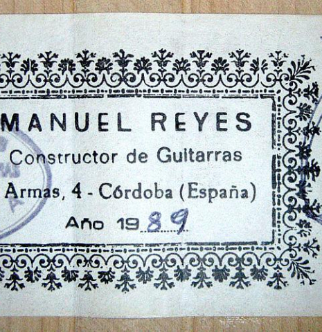 1989 Manuel Reyes SP/CY