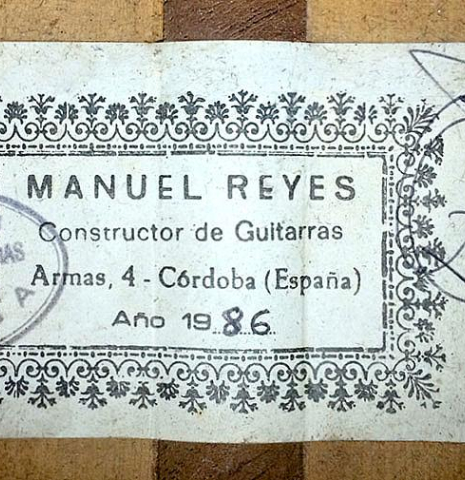 1986 Manuel Reyes CD/CY