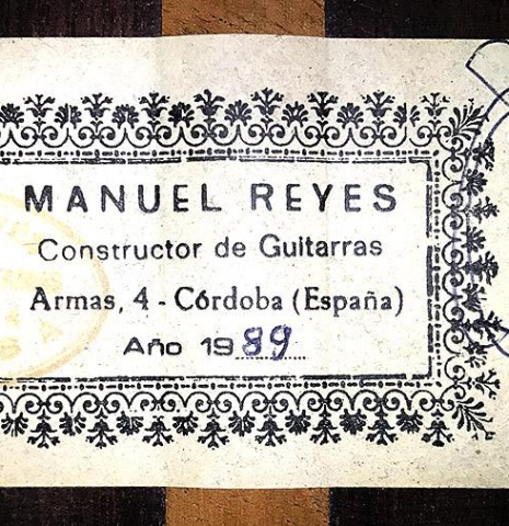 1989 Manuel Reyes "Negra" SP/CSAR