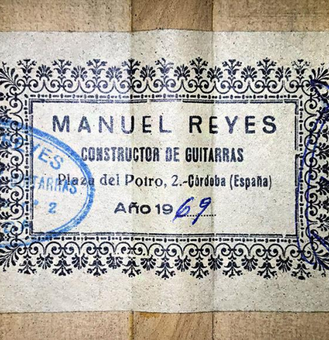 1969 Manuel Reyes w/pegs SP/CY