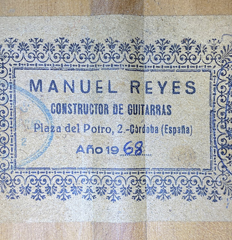 1968 Manuel Reyes SP/CY