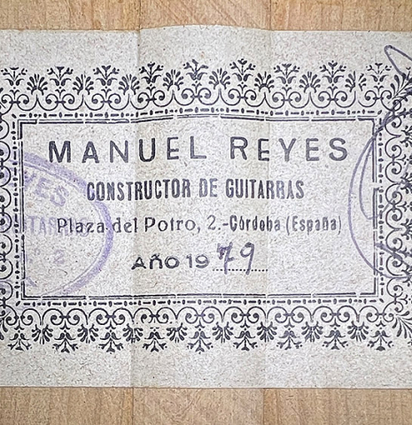 1979 Manuel Reyes SP/CY