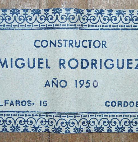 1950 Miguel Rodriguez SP/CY