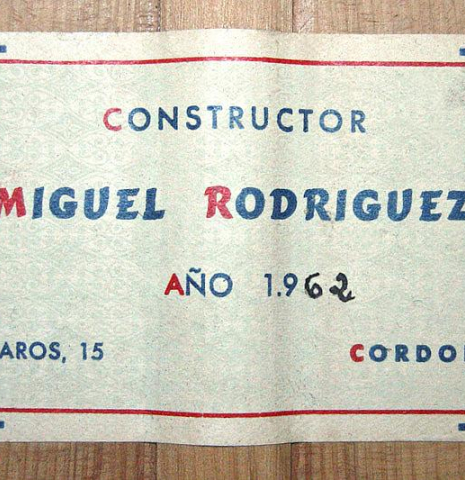 1962 Miguel Rodriguez SP/CY