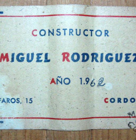 1962 Miguel Rodriguez SP/CY