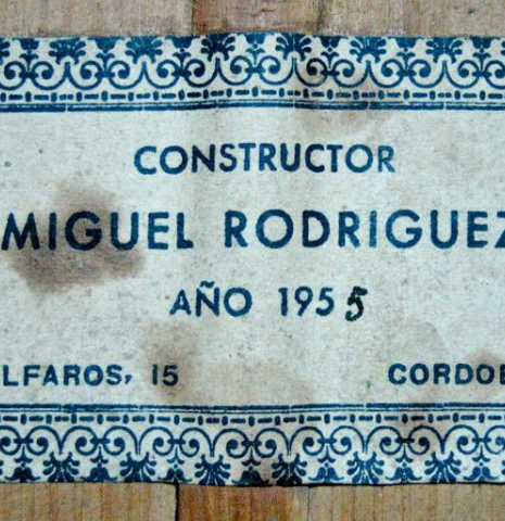 1955 Miguel Rodriguez SP/CY