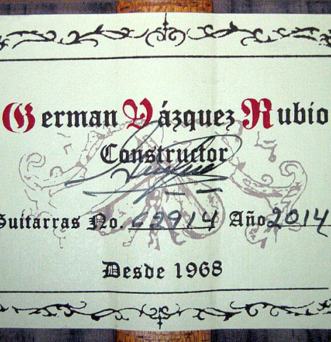 2014 German Vazquez Rubio SP/IN