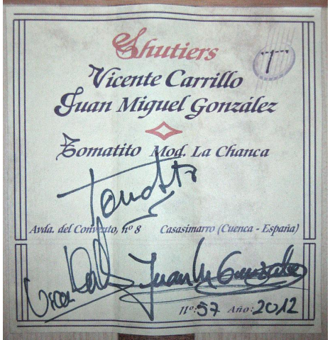 2012 Tomatito "La Chanca" (AFP) SP/CY