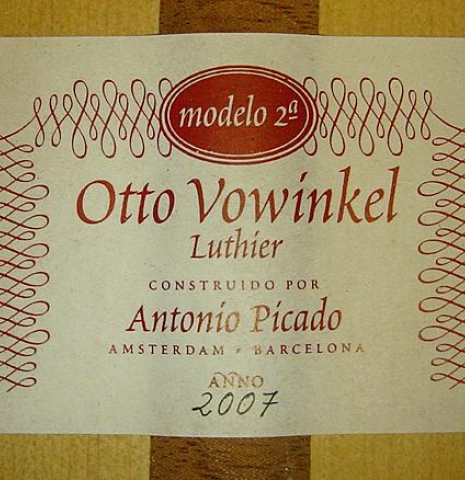 2007 Otto Vowinkel "2aF" SP/CY