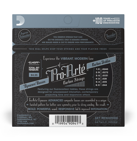 D'Addario "Pro Arte" Carbon Normal Tension (EJ45FF)