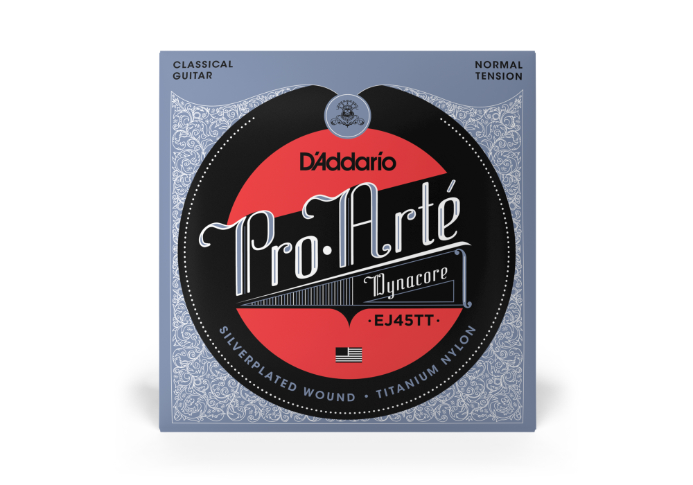 D'Addario "Pro Arte" Dynacore (EJ45TT) Normal Tension, Titanium Trebles