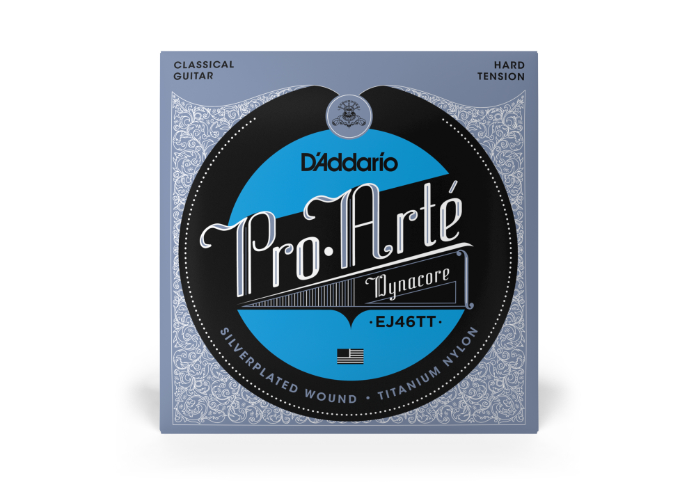 D'Addario "Pro Arte" Dynacore (EJ46TT) Hard Tension, Titanium Trebles