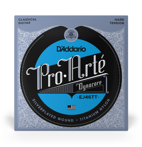 D'Addario "Pro Arte" Dynacore (EJ46TT) Hard Tension, Titanium Trebles