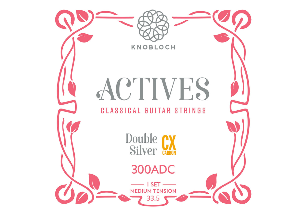 Knobloch "Actives" Double Silver CX Carbon Medium Tension 300ADC