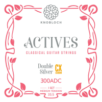 Knobloch "Actives" Double Silver CX Carbon Medium Tension 300ADC