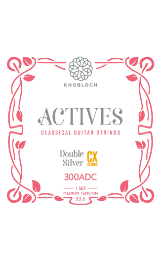 Knobloch "Actives" Double Silver CX Carbon Medium Tension 300ADC