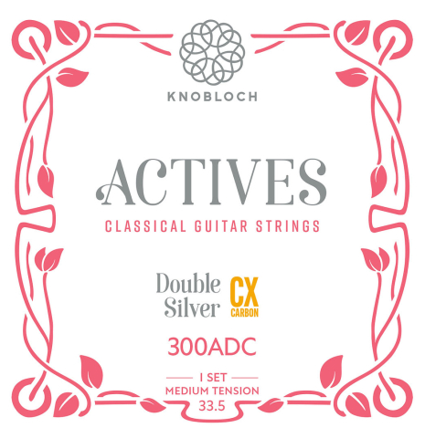 Knobloch "Actives" Double Silver CX Carbon Medium Tension 300ADC