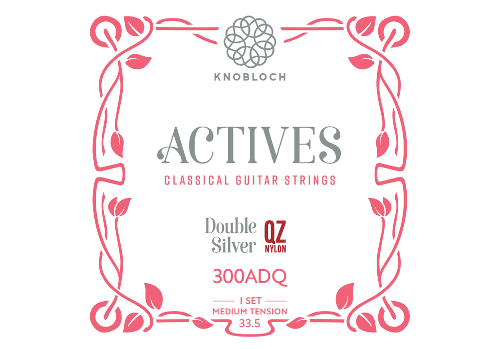 Knobloch "Actives" Double Silver QZ Nylon Medium Tension 300ADQ